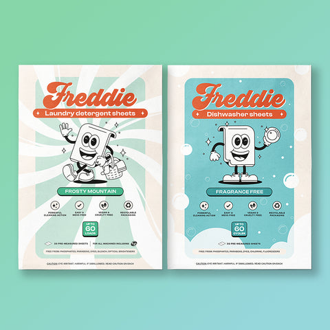 1x Laundry Detergent Sheets + 1x Dishwasher Sheets Bundle